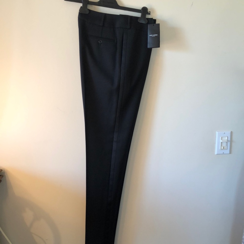 Gorgeous Saint Laurent Tuxedo Pant In A French Size 40.